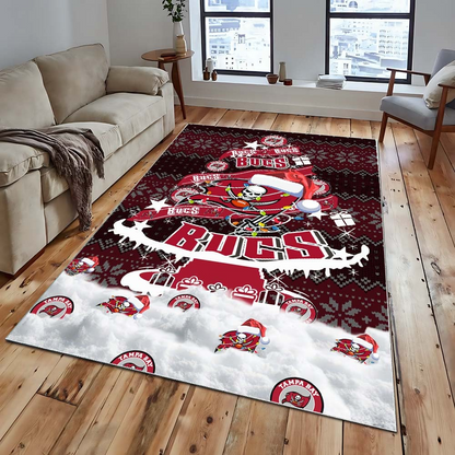 TBB NFL Chrismas Carpet Rug DDT NTL
