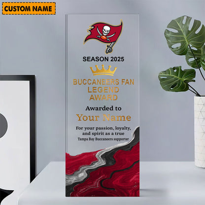 TBB NFL Personalized Acrylic Award Plaque Funny Christmas Gift For Family DDT NTL