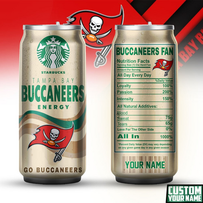 TBB Premium NFL Starbucks Energy Can Tumbler DDT  NTL