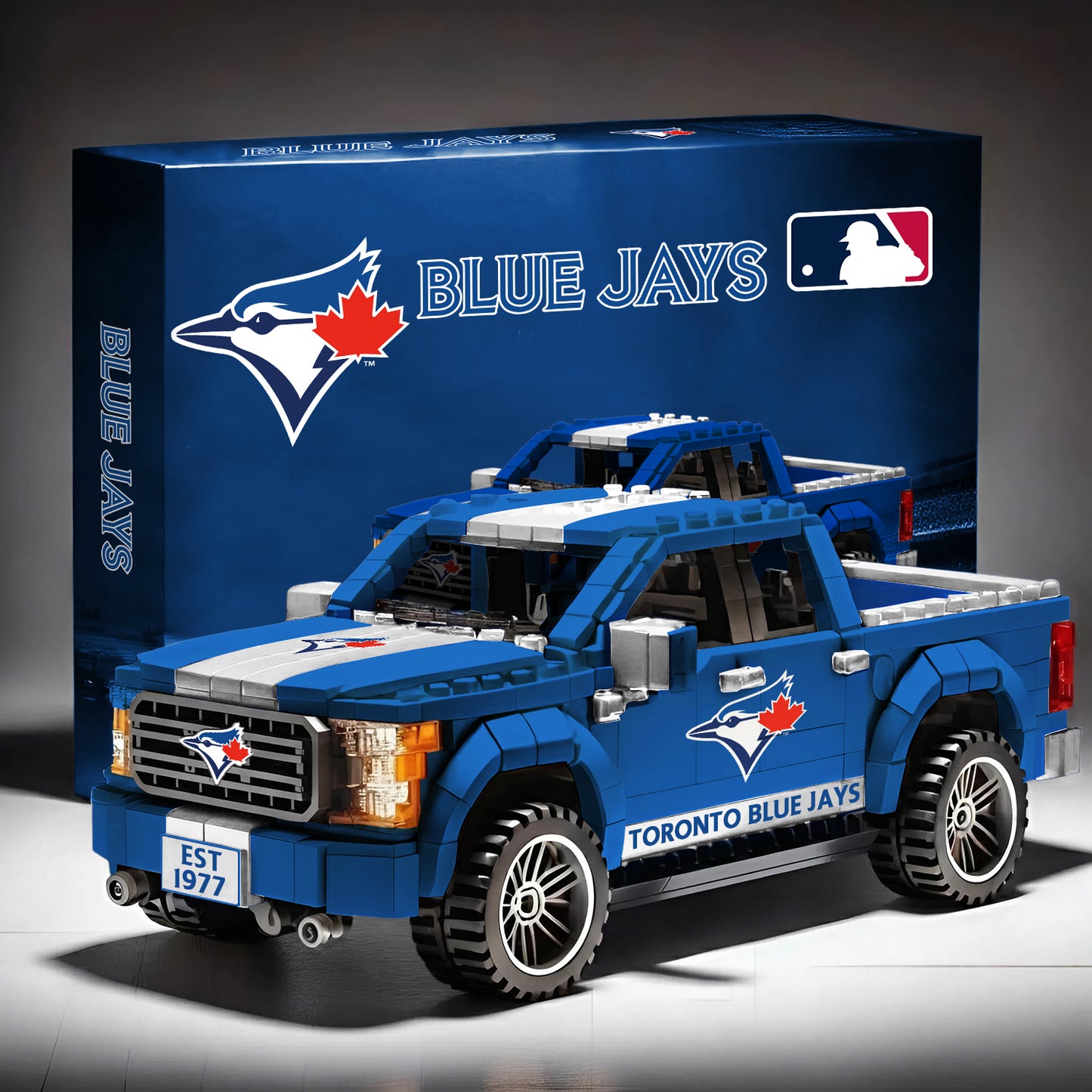 MLB 3D Racing Truck Model Building Block Set V1 NAK NHM