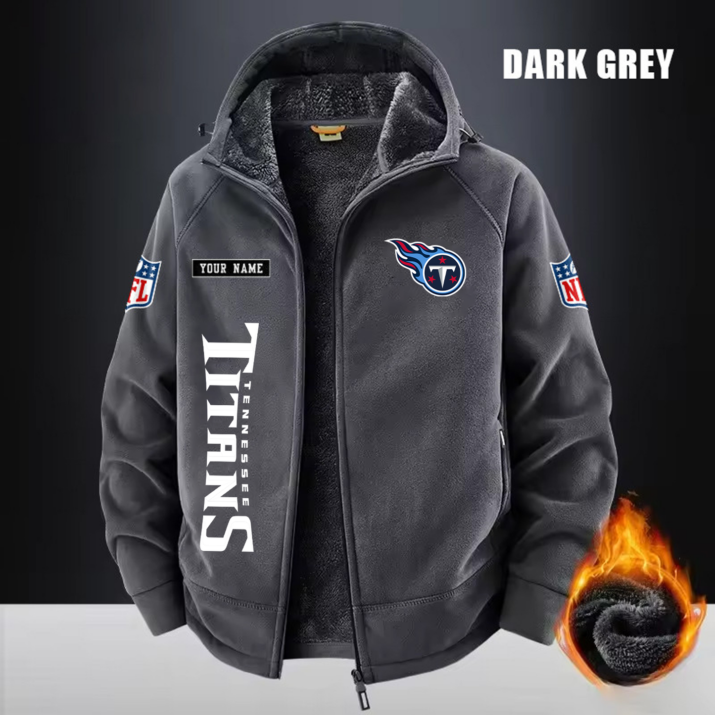 TEN x NFL 3D Half-zip Hoodie DATND TANTD