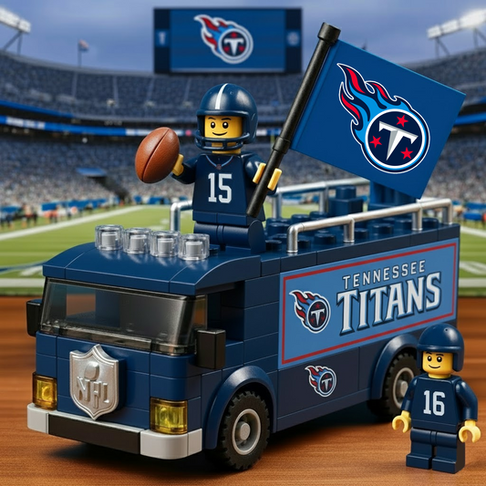 TEN x NFL Building Blocks Bus Toy Set DatND DVT