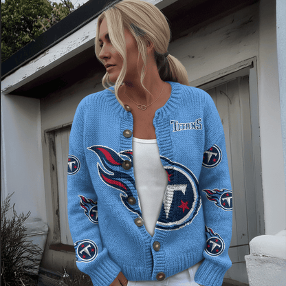 TEN x NFL Cardigan Sweatshirt With Button v1  DatND DVT