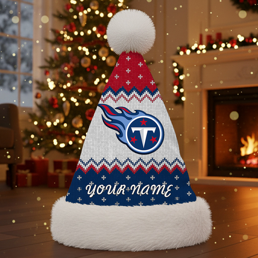 TEN x NFL Personalized Santa Hat Christmas DATND TANTD