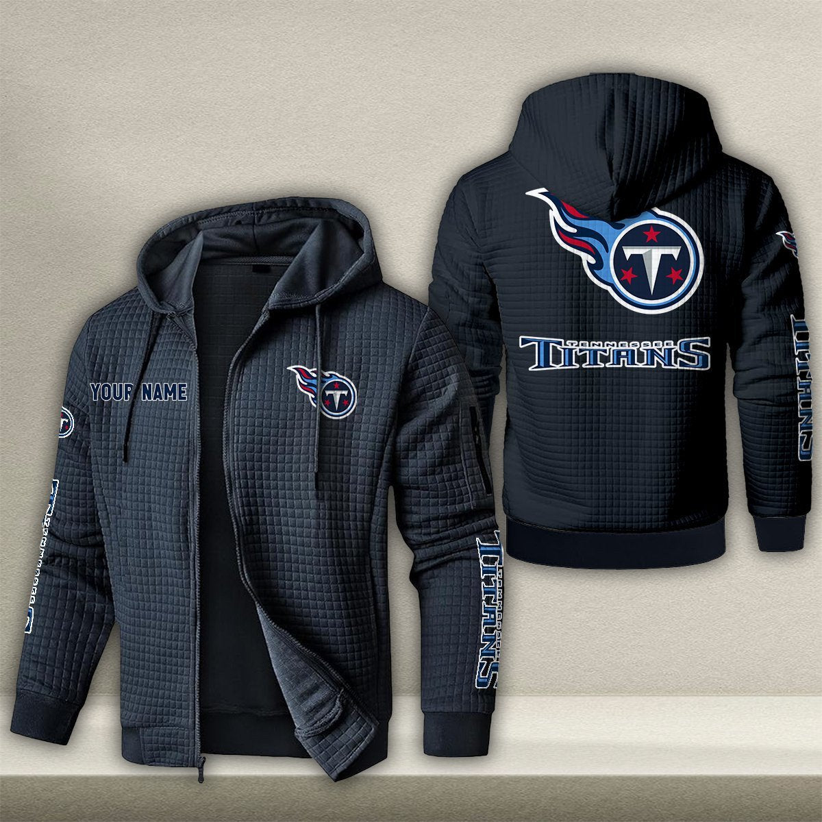 TEN x NFL Quilted Zip Hoodie DatND DVT