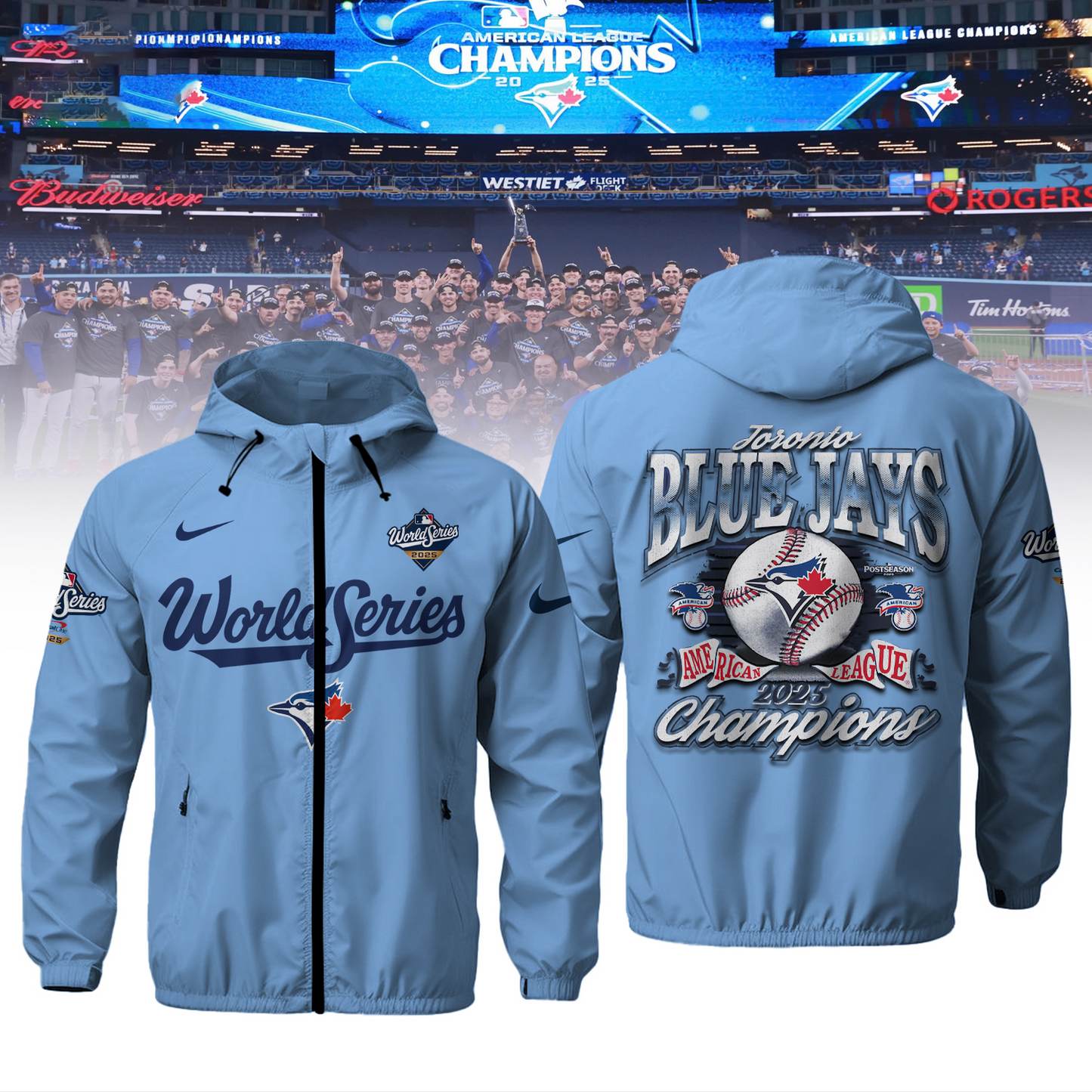 TOR X MLB American League Champions Windbreaker Jacket V2 24.10 DATND THUONGNH