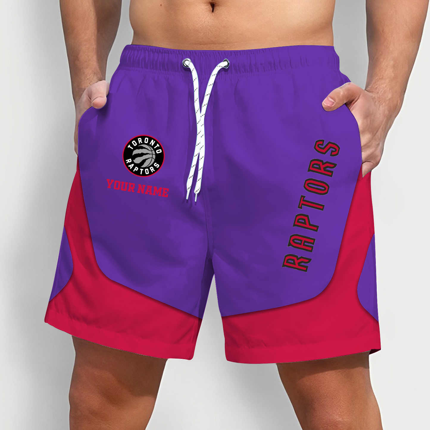 TOR x NBA Team Special Short Pants For Men Custom Name Gifts DATND TANTD
