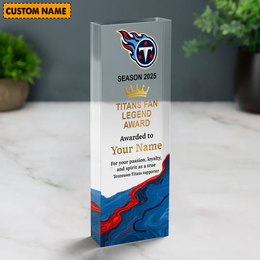 TT NFL Personalized Acrylic Award Plaque Funny Christmas Gift For Family DDT NTL