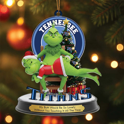 TT Premium NFL x Grinch Acrylic Ornament DDT NTL