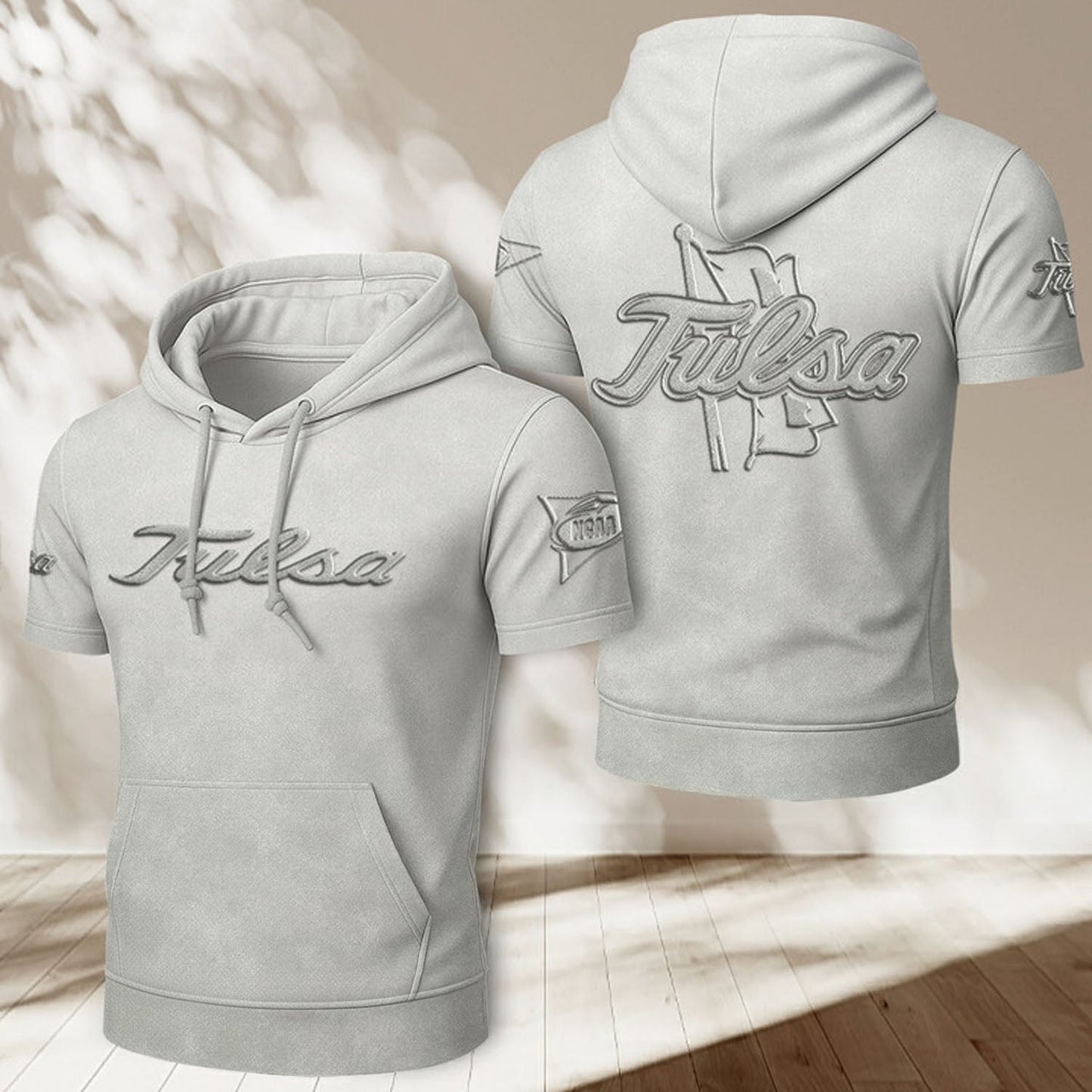 TU x NCAA Half Sleeve Hoodie T-Shirt DatND ThuongNH