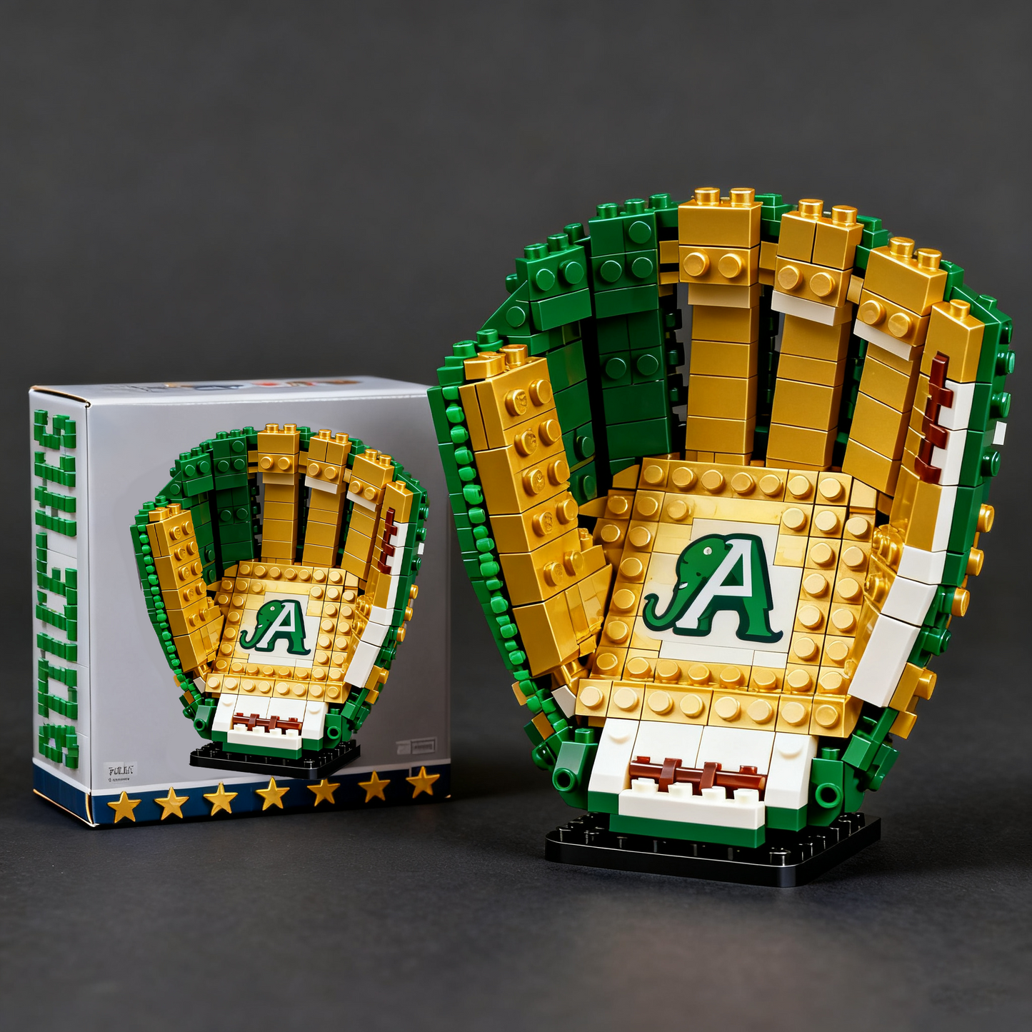 MLB Teams Baseball Glove Building Block Set DDT NTL