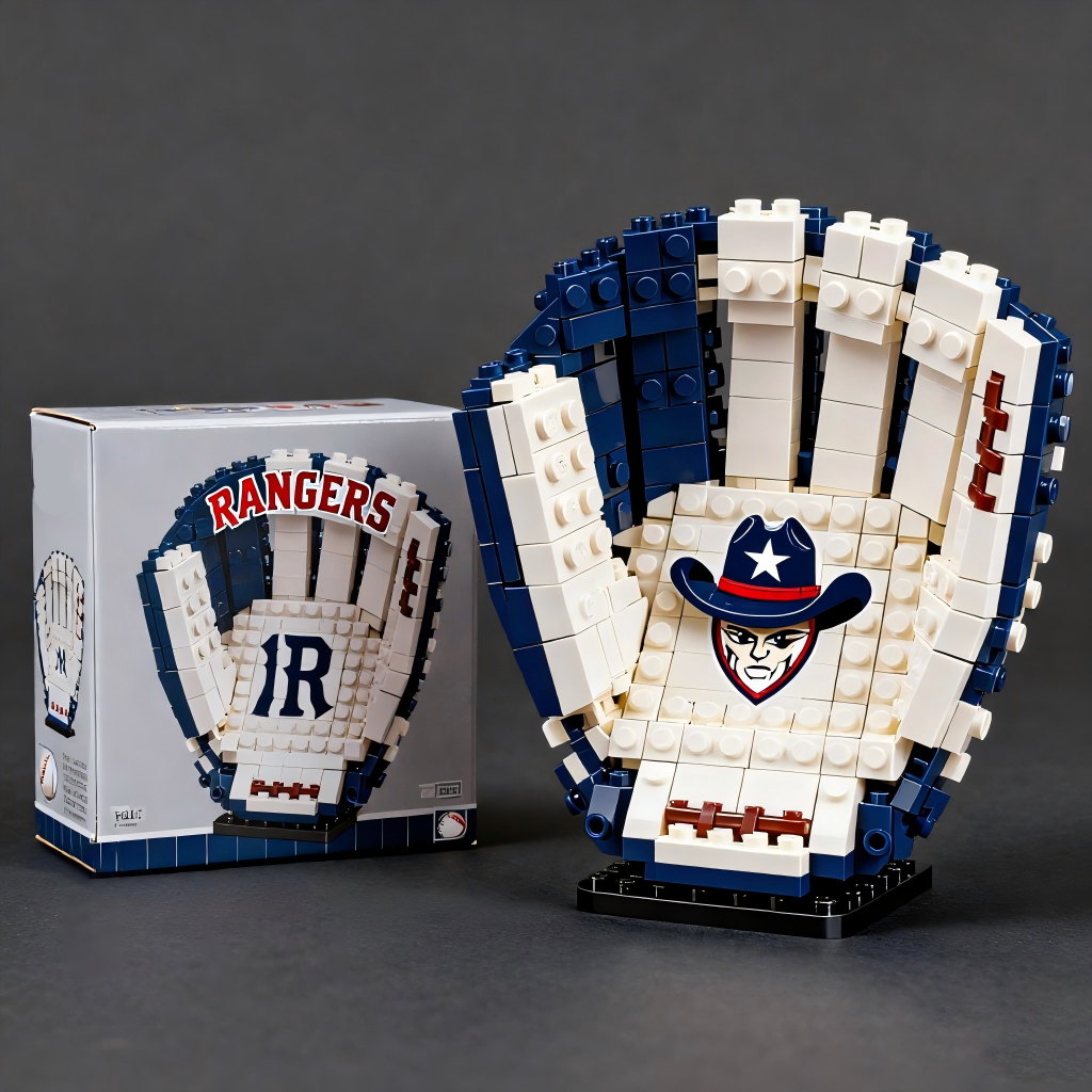MLB Teams Baseball Glove Building Block Set DDT NTL