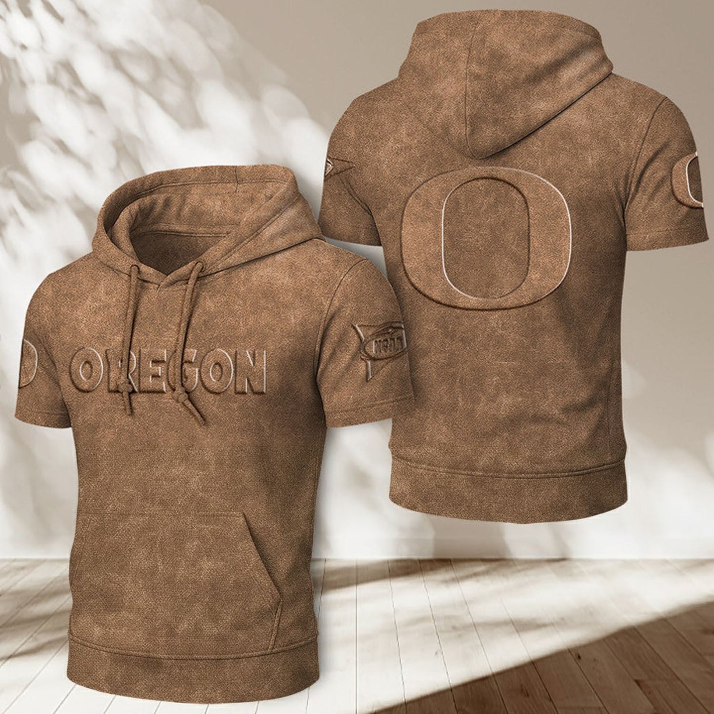 UO x NCAA Half Sleeve Hoodie T-Shirt DatND ThuongNH