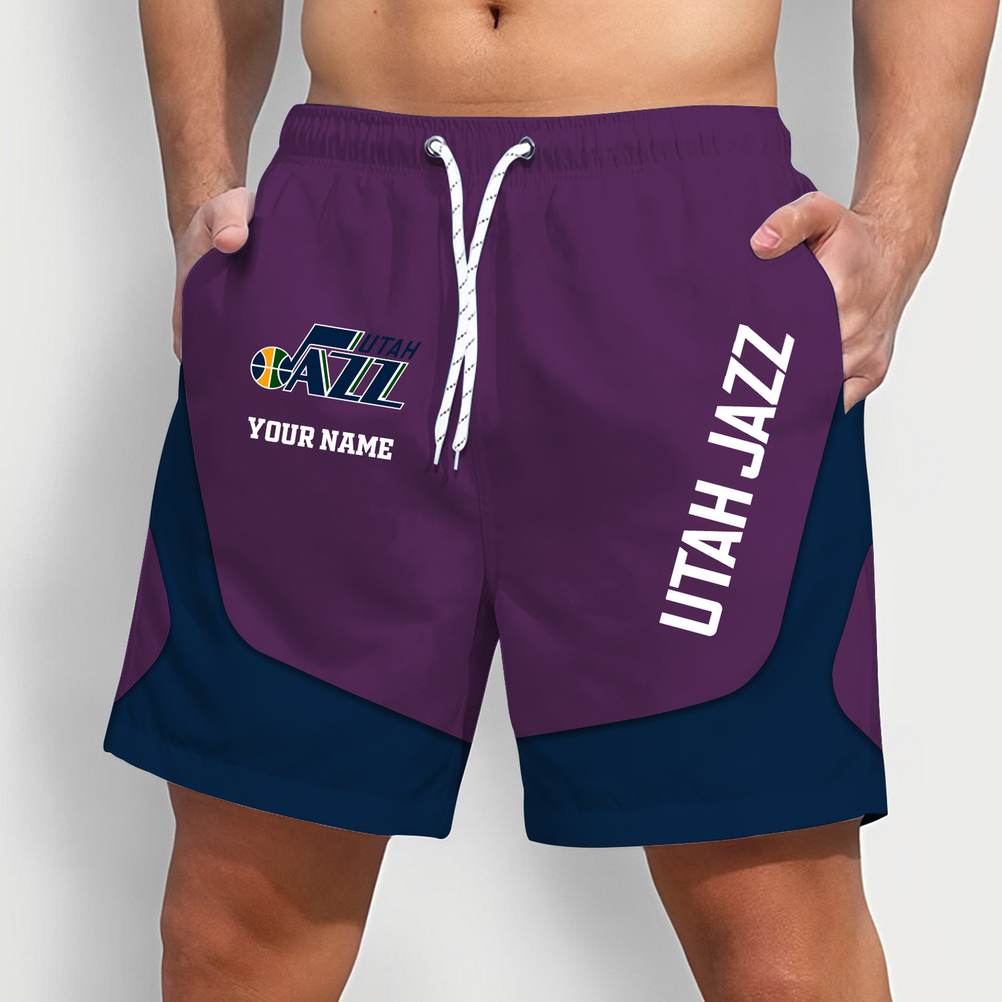 UTA x NBA Team Special Short Pants For Men Custom Name Gifts DATND TANTD