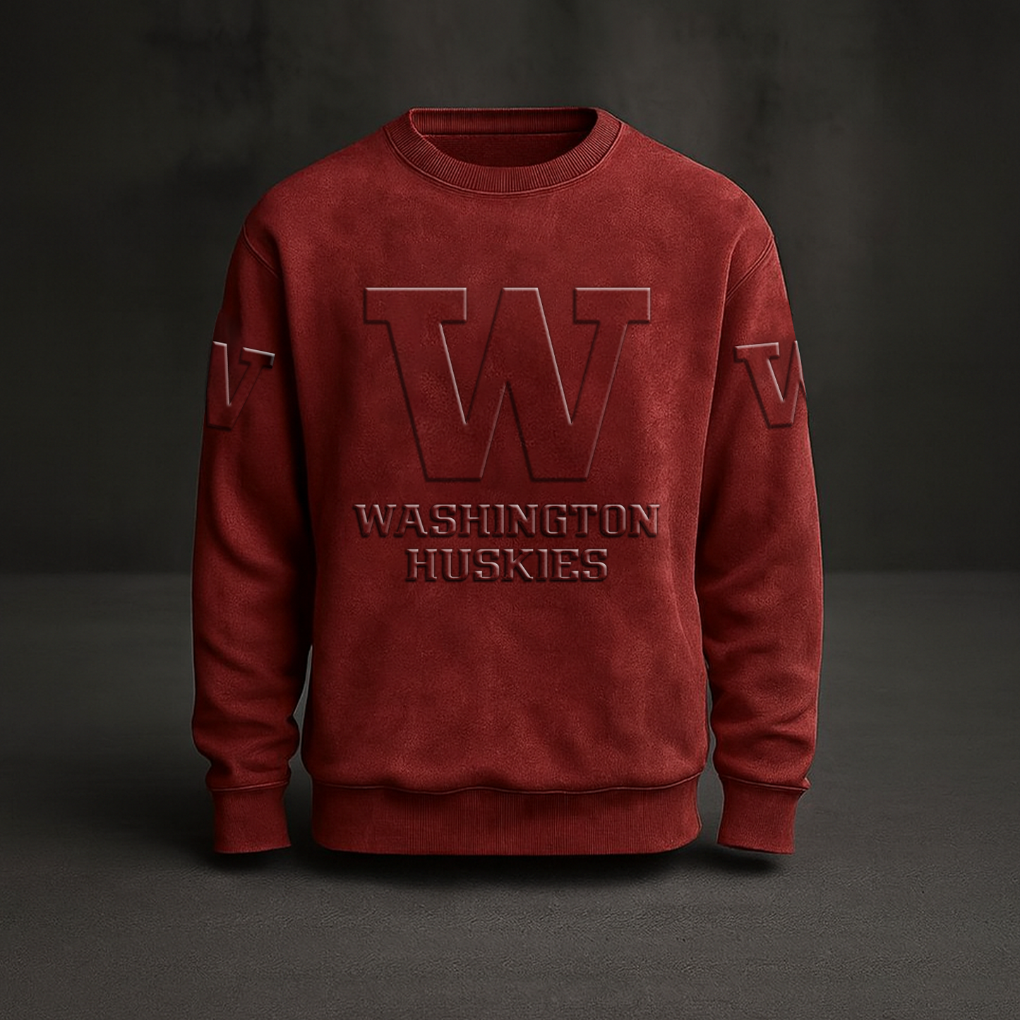 UW Embossed SweatShirt DatND DVT