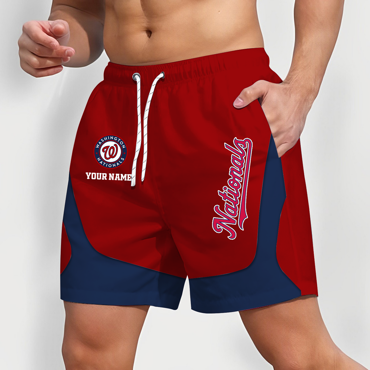 WAS x MLB Team Special Short Pants For Men Custom Name Gifts DATND TANTD