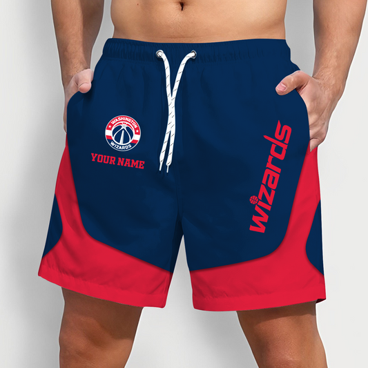 WAS x NBA Team Special Short Pants For Men Custom Name Gifts DATND TANTD