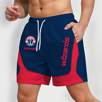 WAS x NBA Team Special Short Pants For Men Custom Name Gifts DATND TANTD