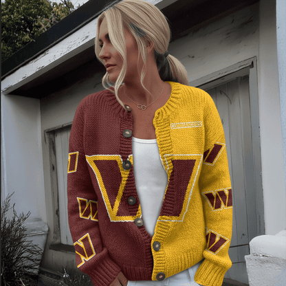 WAS x NFL Cardigan Sweatshirt With Button v1  DatND DVT