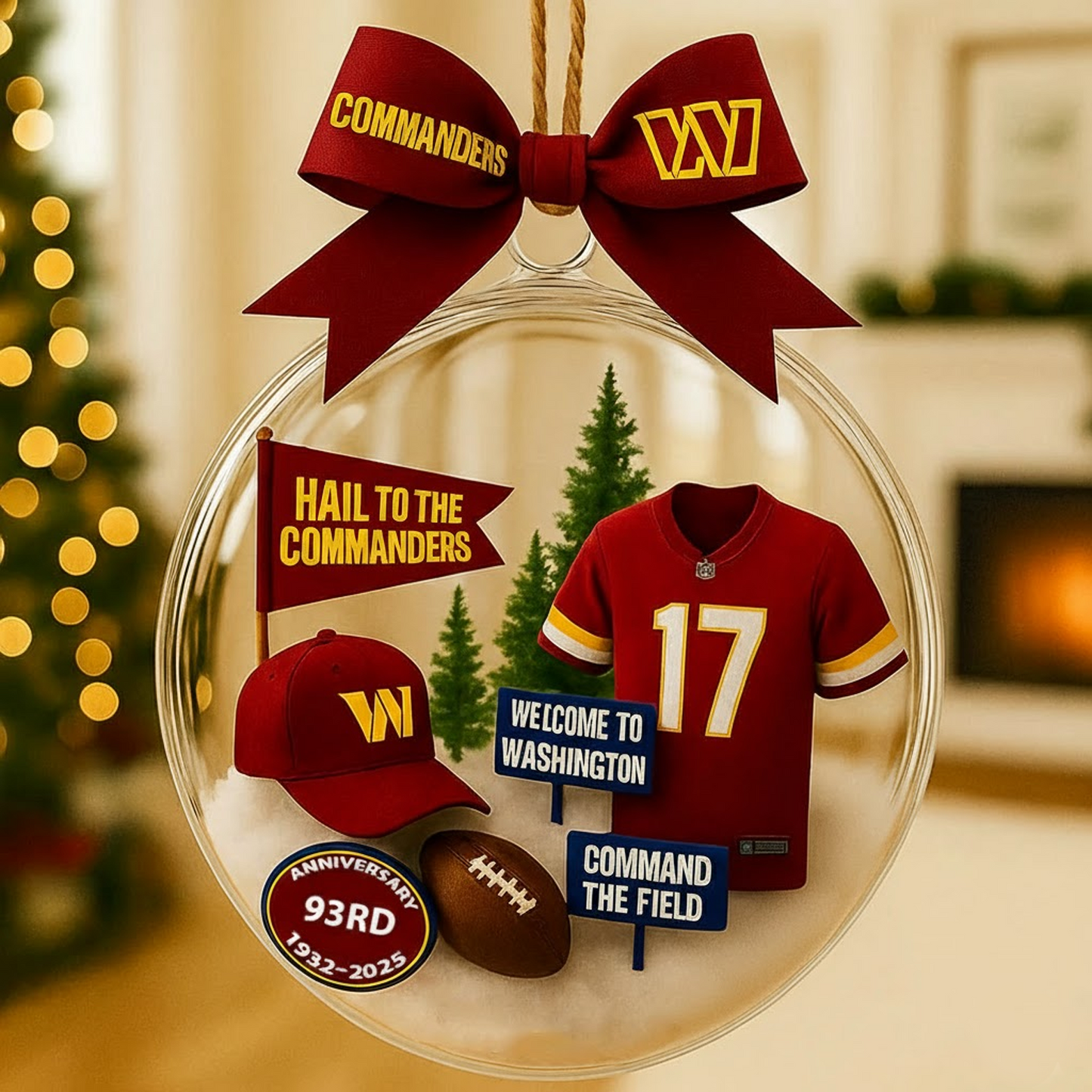WAS x NFL Premium Ornament 1011 DatND DVT