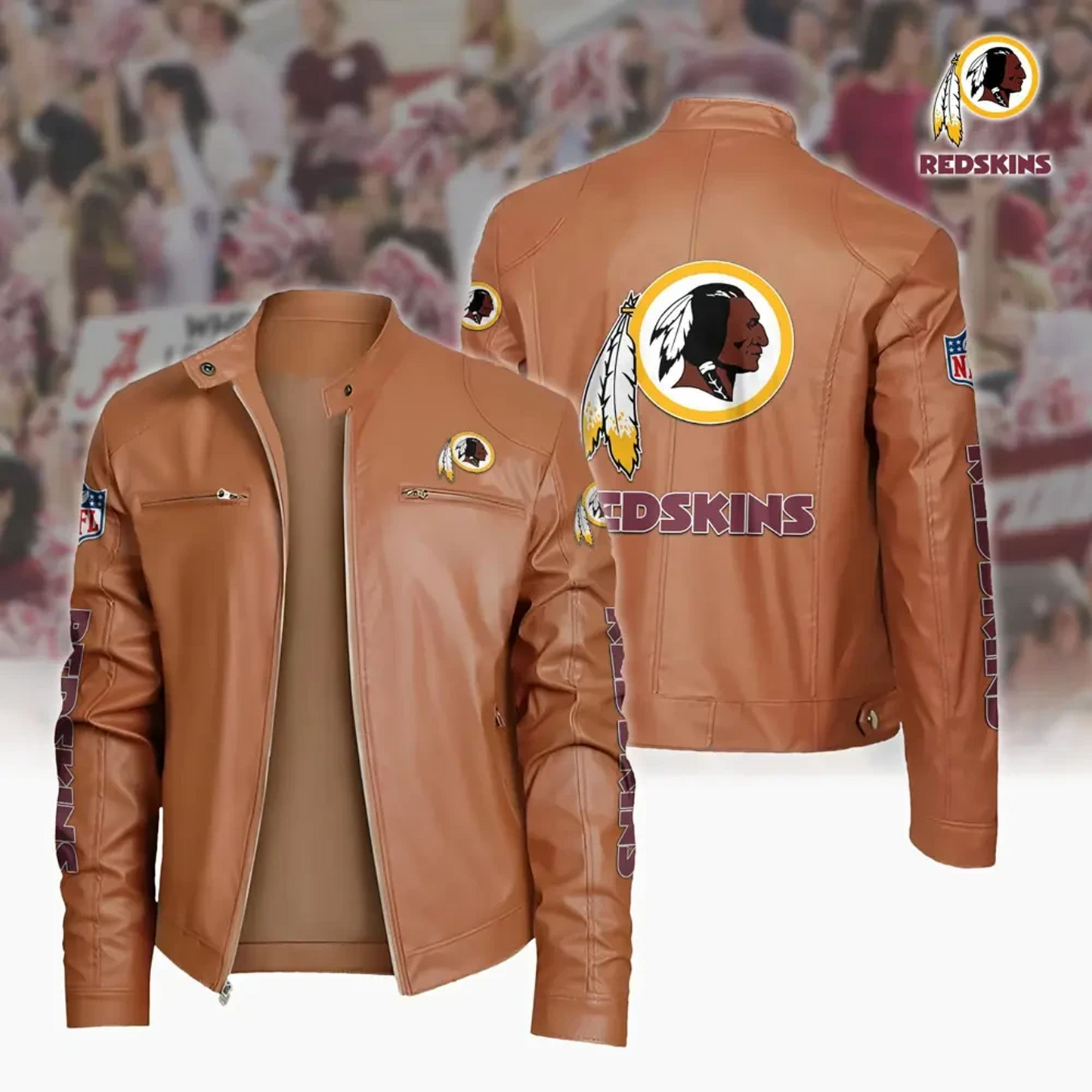 WAS x NFL Sport Leather Jacket DATND TANTD