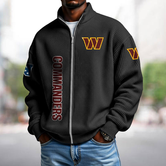 WAS x NFL Waffle Zip-Up Sweatshirt DATND TANTD