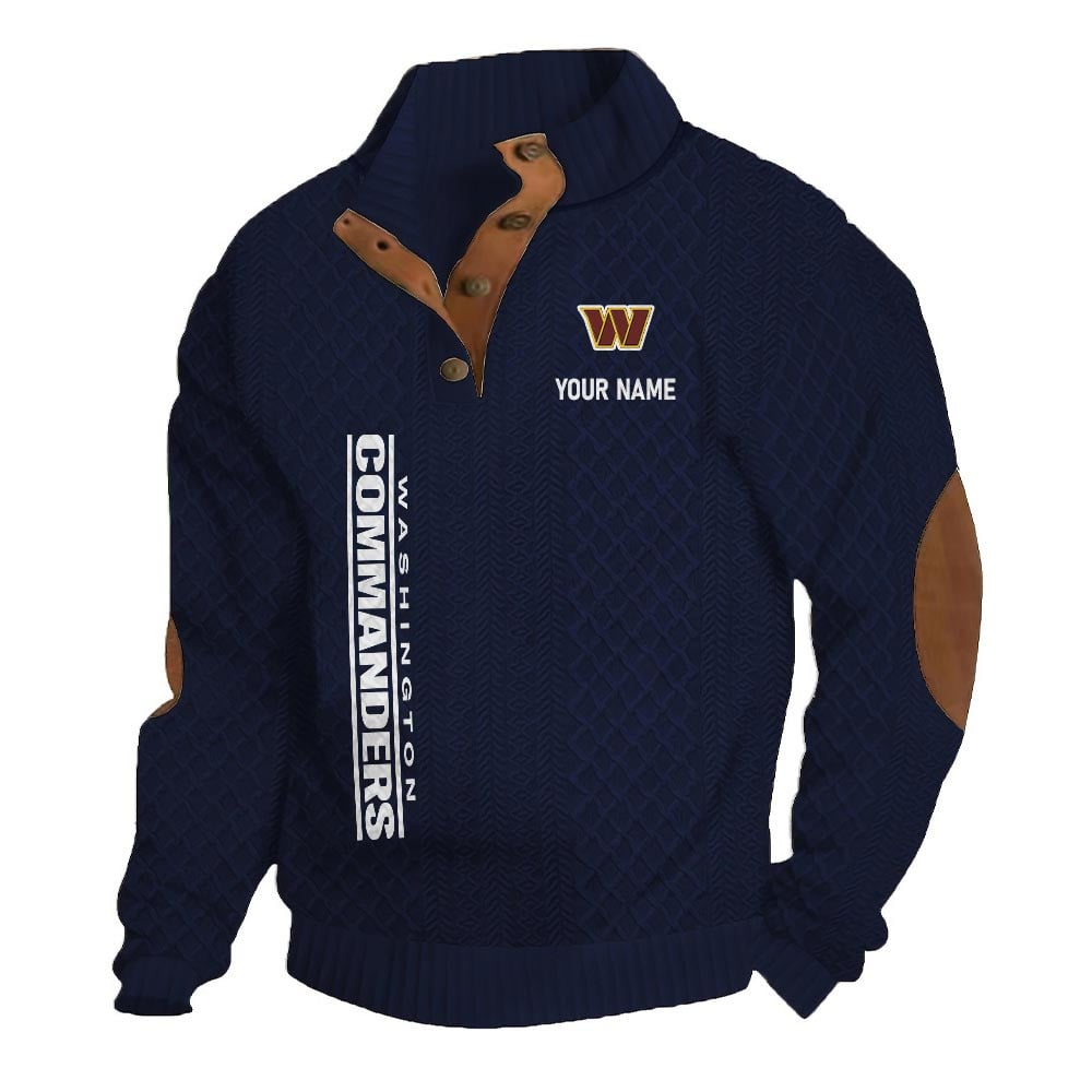 WC NFL Basic Knitted Stand Collar Sweatshirt DDT CTND