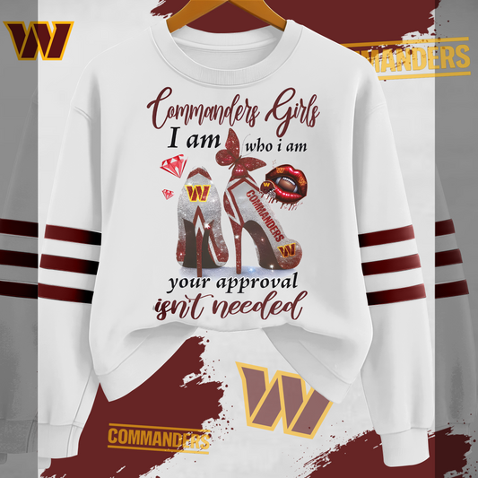 WC NFL I Am Who I Am Glitter Sweatshirt DDT HLPHUONG