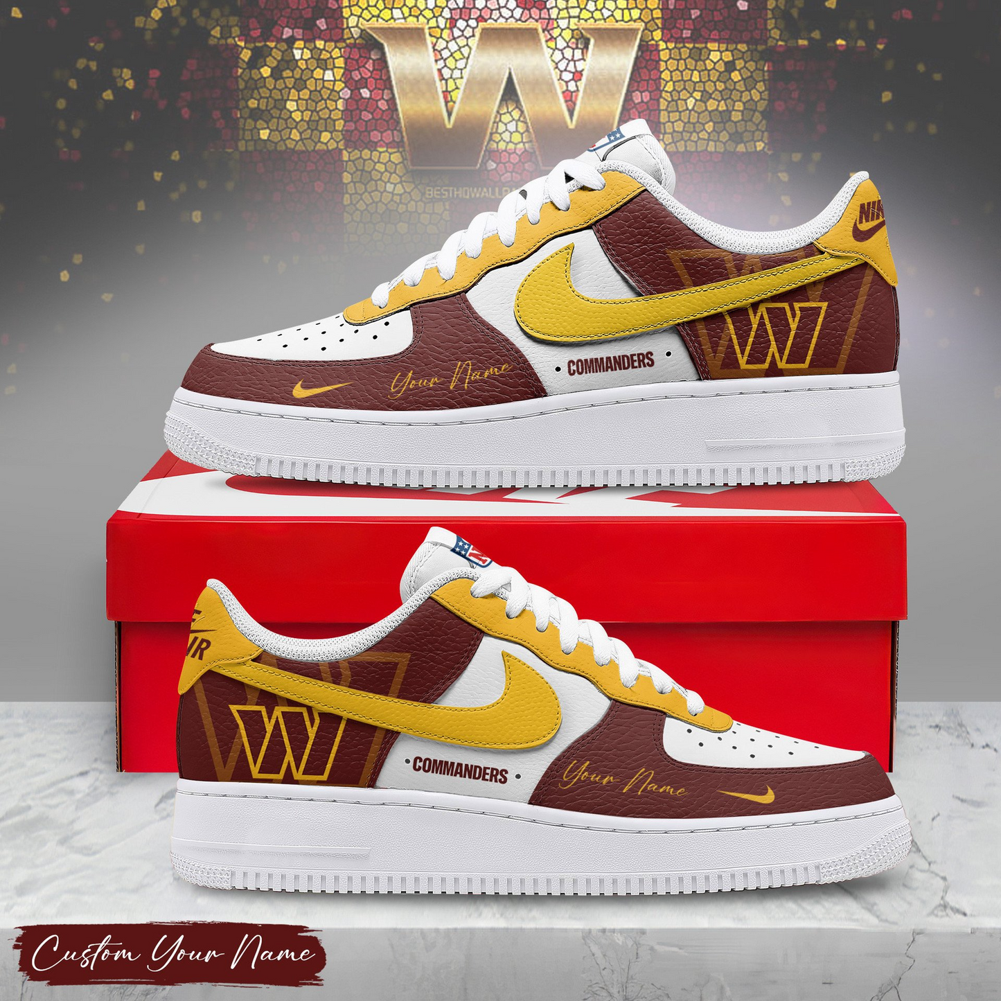 WC Premium AF1 Sneakers Victory Pride DDT CTND
