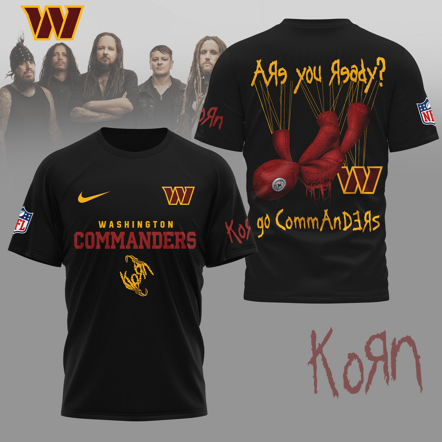 WC Premium NFL Korn Fan Shirt DDT CTND