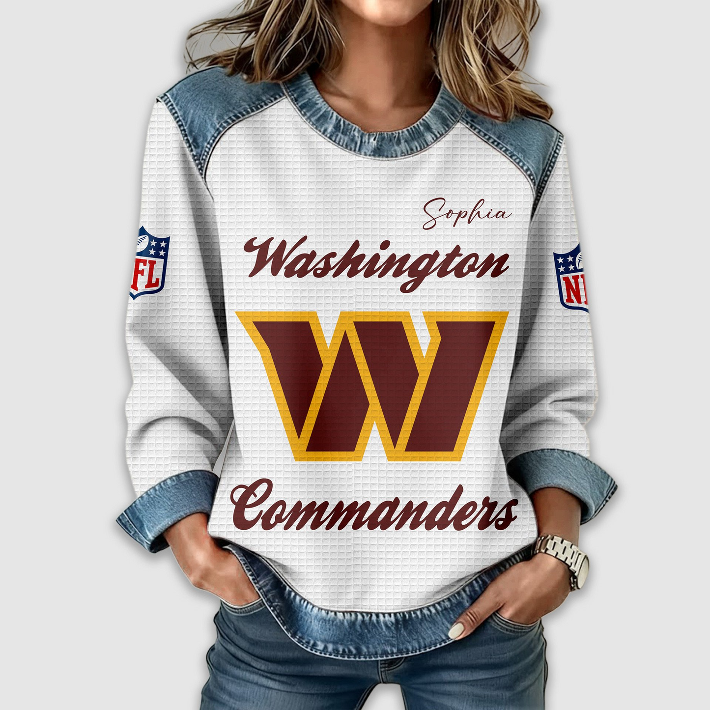 WC Premium NFL Print Casual Sweatshirt DDT CTND