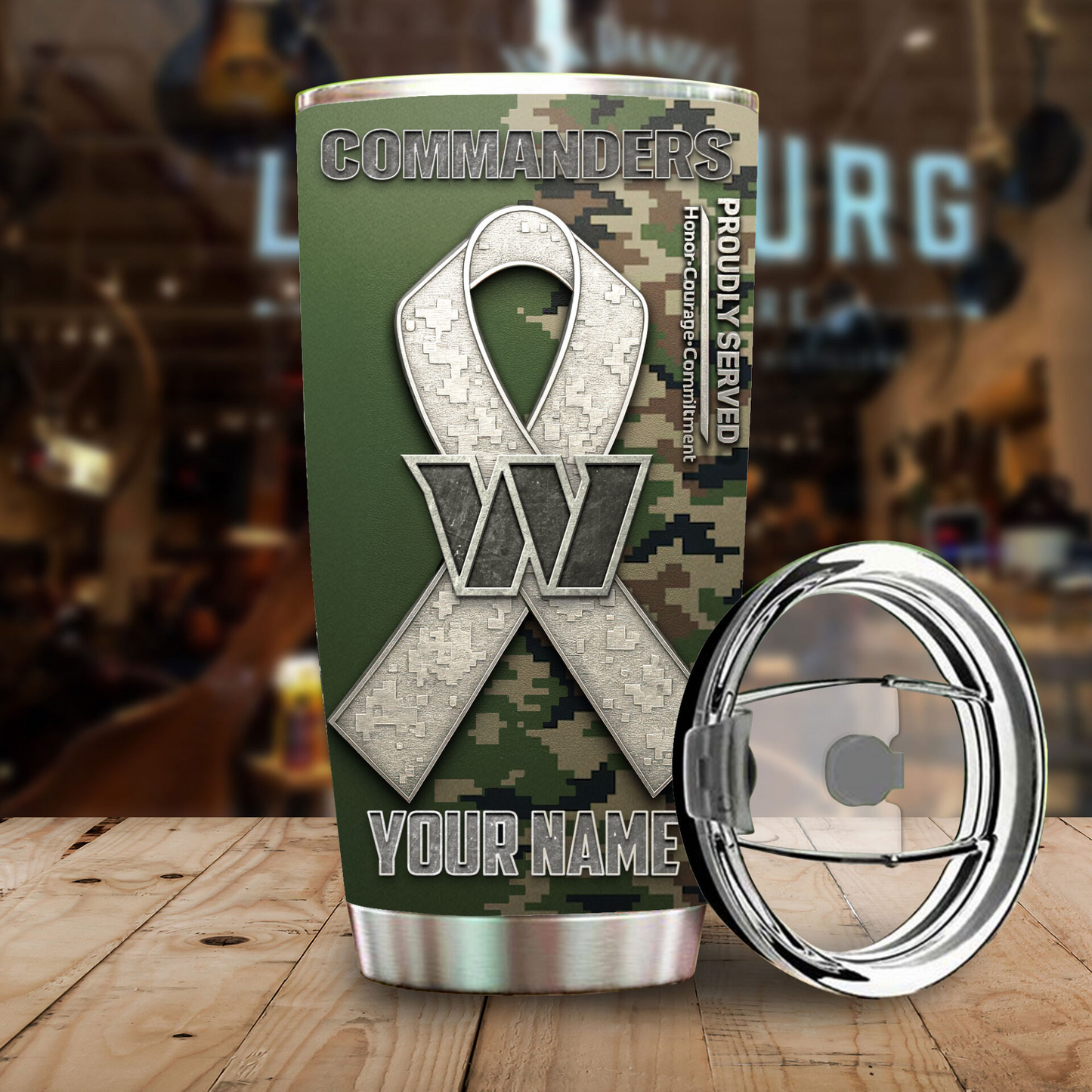 WC Premium NFL Proudly Served Tumbler DDT NTL