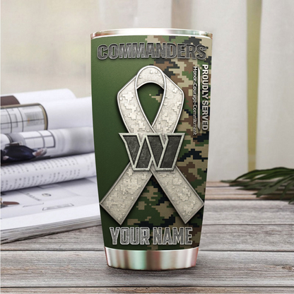 WC Premium NFL Proudly Served Tumbler DDT NTL