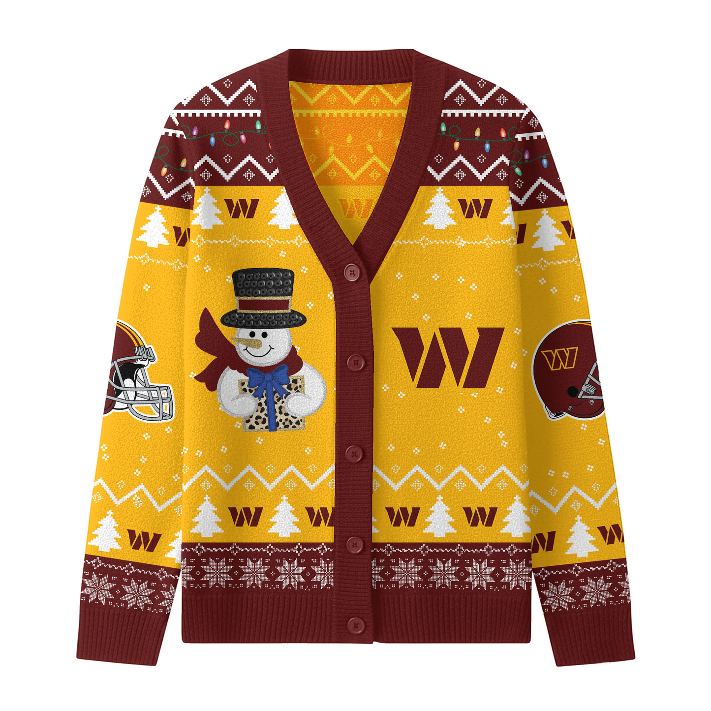 WC x NFL Premium Knitted Cardigan Jacket DDT CTND