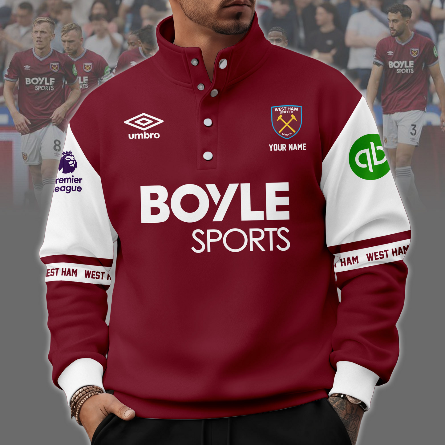 WES x EPL Unisex Western Style Sweater With Buckles DDT 111125 NTL