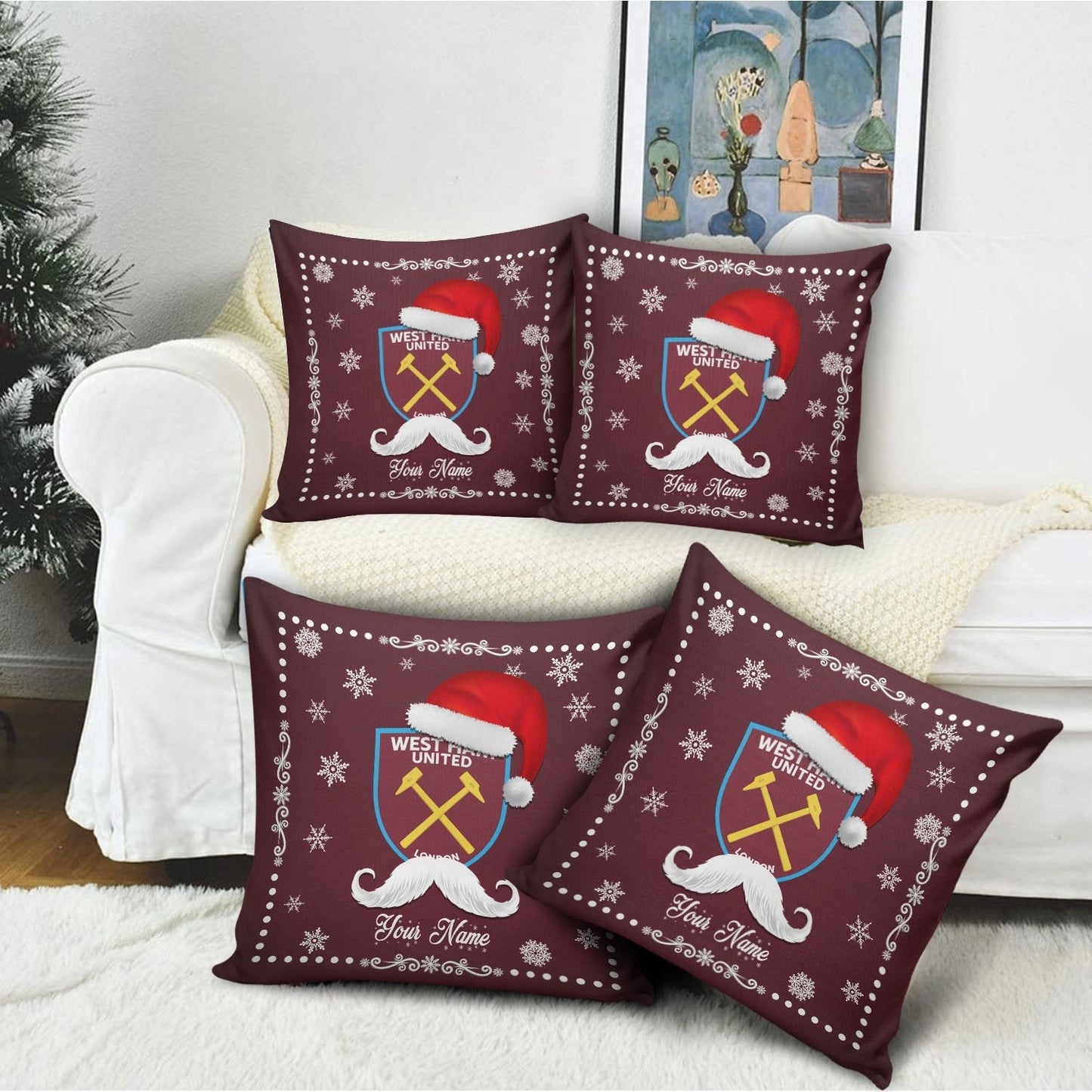 WHU x EPL Christmas Pillow DatND DVT