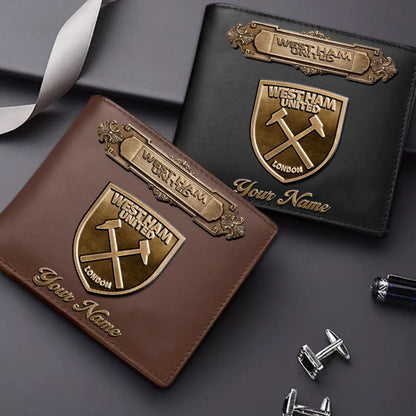 WHU x EPL Premium Leather Wallet - Personalized Edition DatND DVT