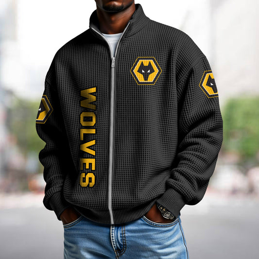 WOL x EPL Waffle Zip Up Sweatshirt DatND DVT