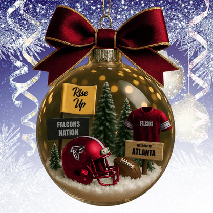 AF  NFL Acrylic Ball Ornament - Best Gift For Fans DDT CTND