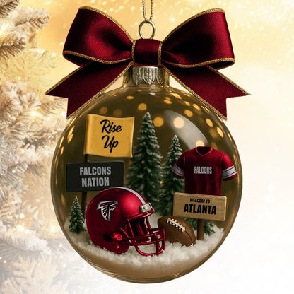AF  NFL Acrylic Ball Ornament - Best Gift For Fans DDT CTND