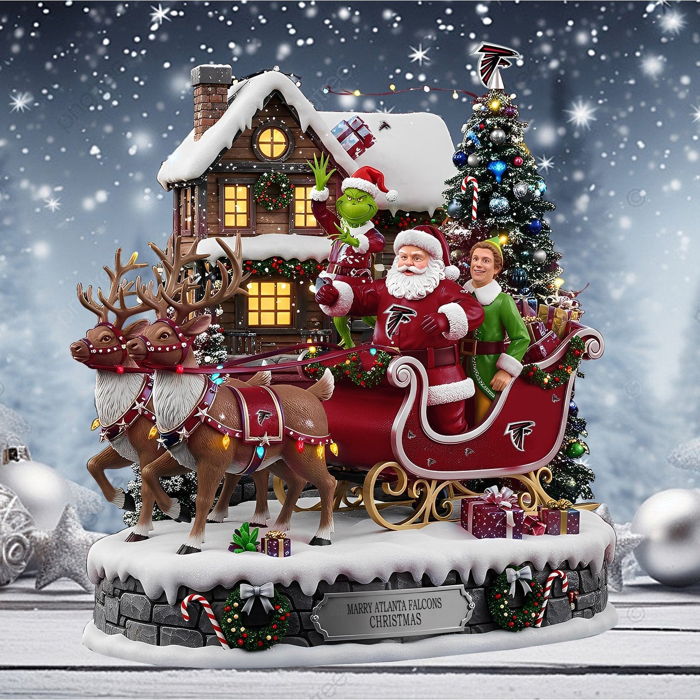 AF Acrylic Block - NFL Christmas Gift For Fans DDT CTND