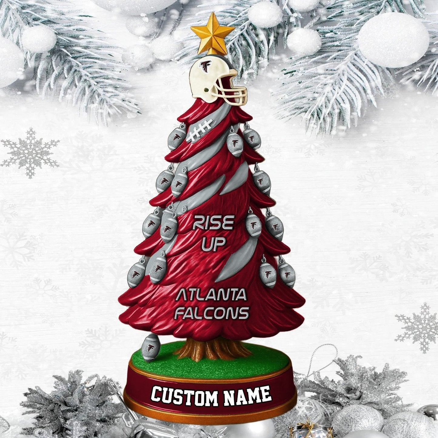 AF NFL Acrylic Block Gift For Fans DDT CTND