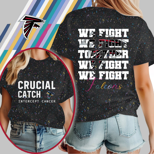 AF NFL Crucial Catch We Fight Together T-Shirt DDT HLPHUONG