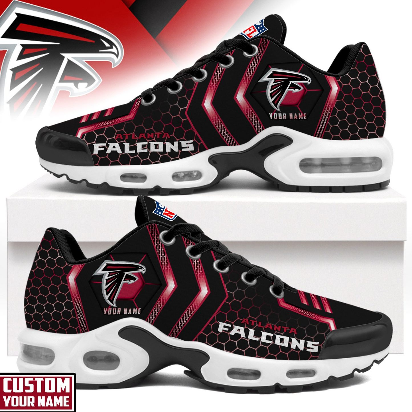 AF NFL Personalized Air Max Shoes Exclusive DDT CTND