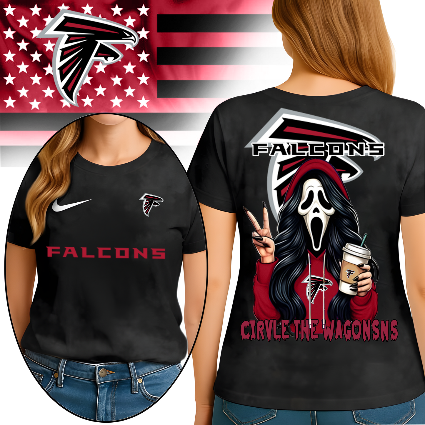 AF Premium NFL Ghostface 3D Shirt DDT HLPHUONG