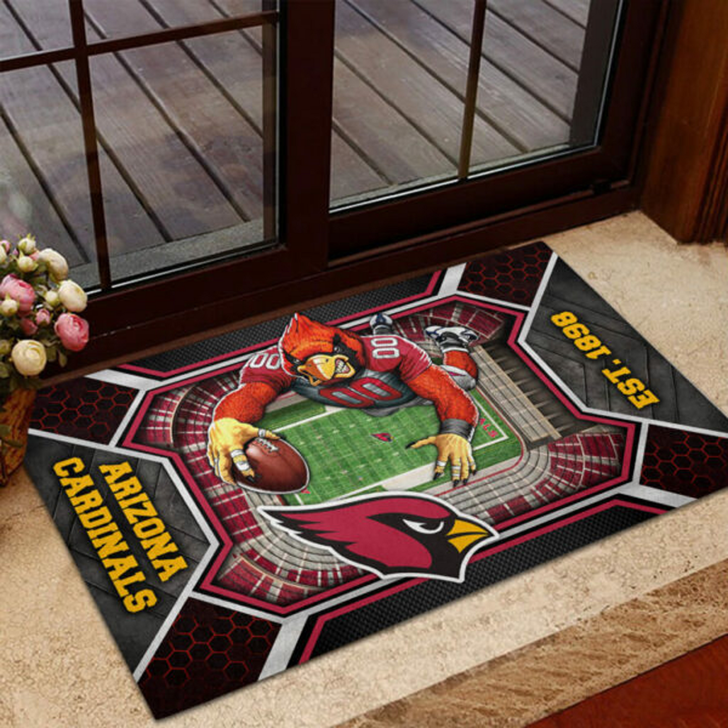 ARI x NFL Custom Doormat DATND TANTD