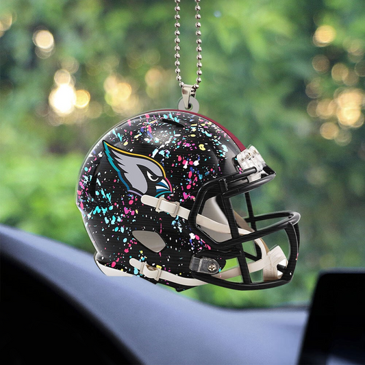 ARI x NFL Custom Shape 2-sided Car Ornament DATND TANTD