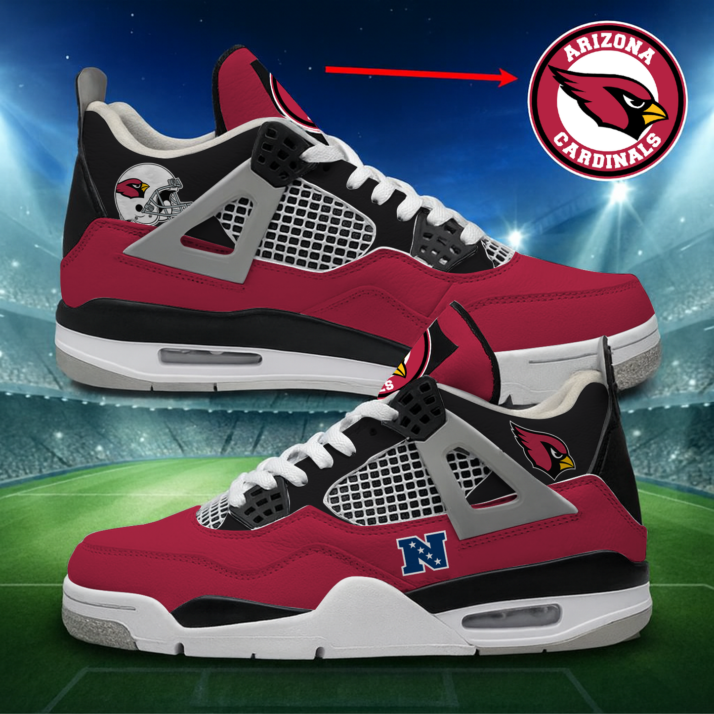 ARI x NFL Custom Sneakers DatND DVT