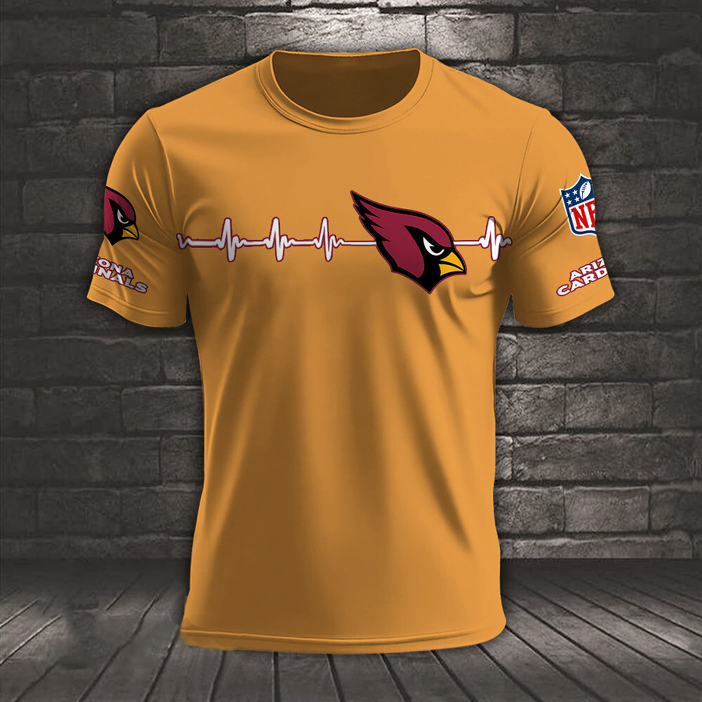 ARI x NFL Heart Rate Map Special 3D Shirt DatND ThuongNH