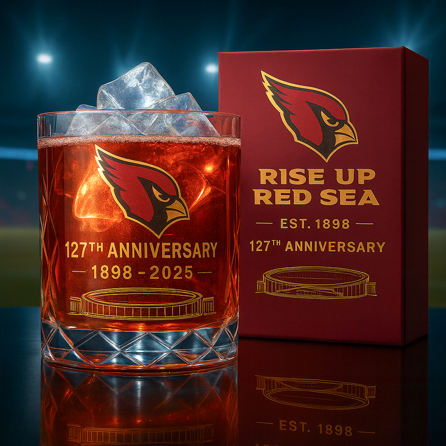 ARI x NFL Limited Edition Whiskey Glass DatND DVT